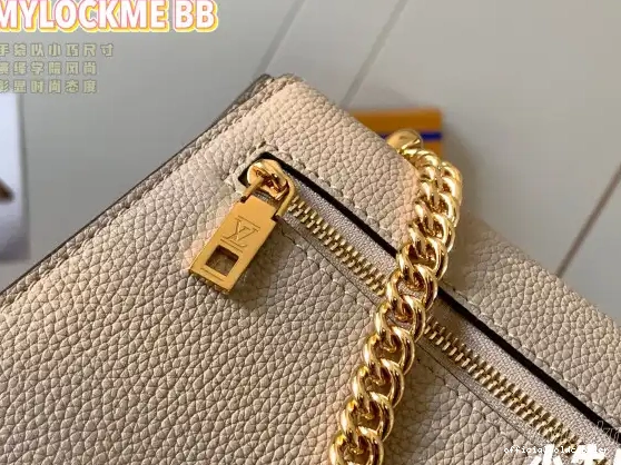 Official oldcobbler CHAIN VUITTON MYLOCKME LOUIS BAG 0529
